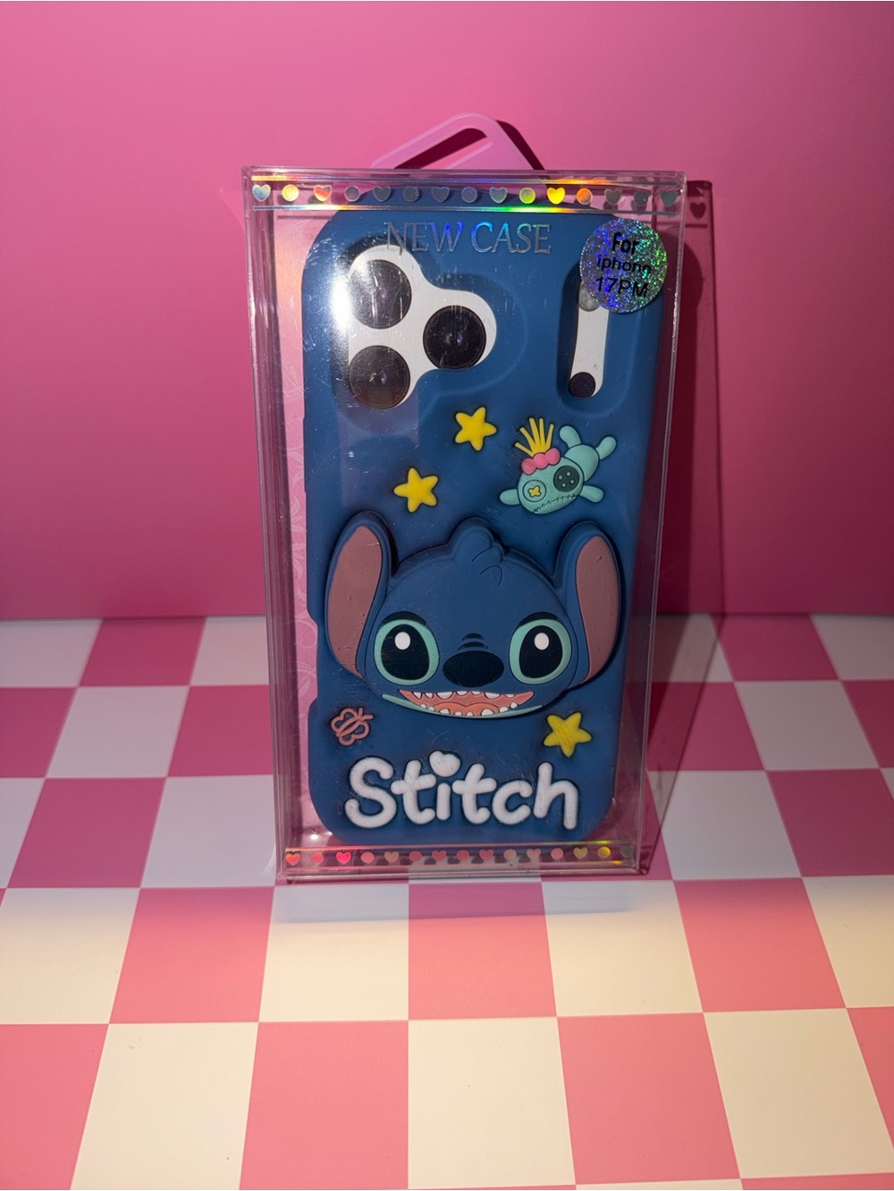 Disney Stitch silicone iPhone 16 or 17 Pro Max Case NEW